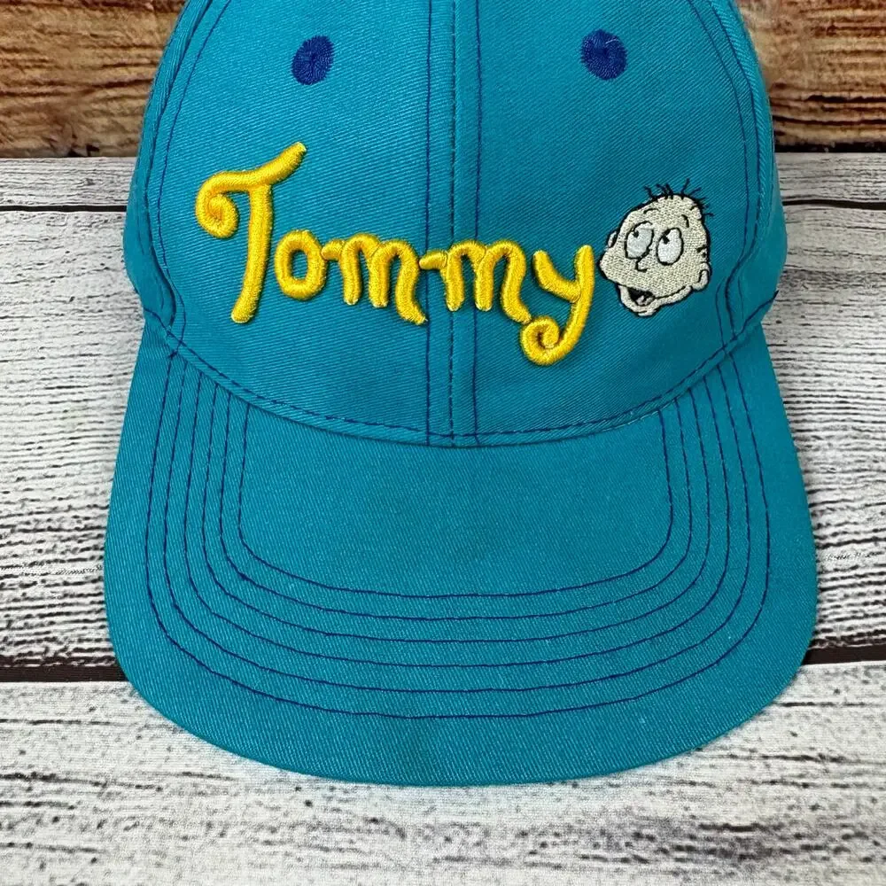 Vintage 1990s Tommy Pickles Rugrats Nickelodeon Cartoon Snapback Hat